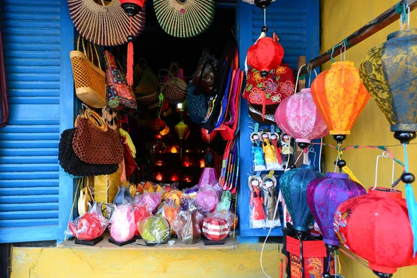 Handcrafted colorful lanterns — Stock Photo, Image