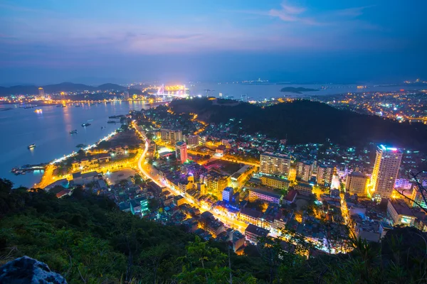 Danang stad bij nacht — Stockfoto