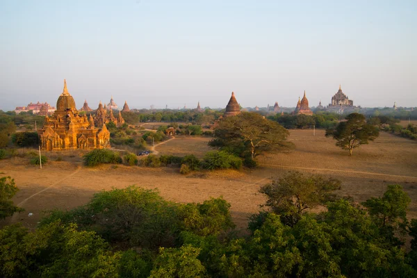 Templi a Bagan, Myanmar. Immagini Stock Royalty Free