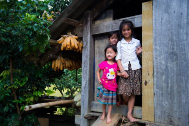 H'mong etnik azınlık çocuk