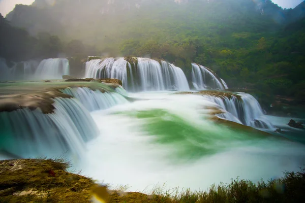 Cascata Detian a Caobang — Foto Stock