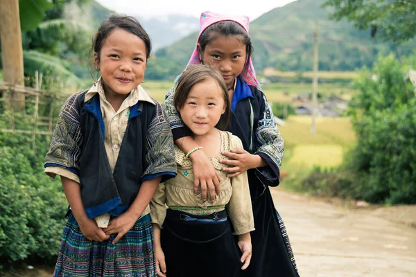 H'mong ethnic minority children Stock Photo