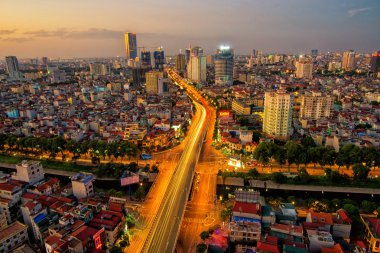 Hanoi manzarası görünümü