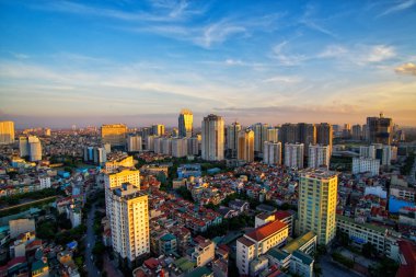 Hanoi manzarası görünümü