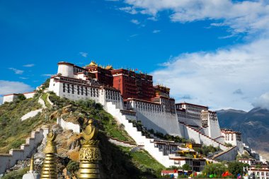 Potala palace in Lhasa, Tibet clipart