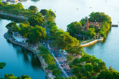 Hanoi manzarası görünümü