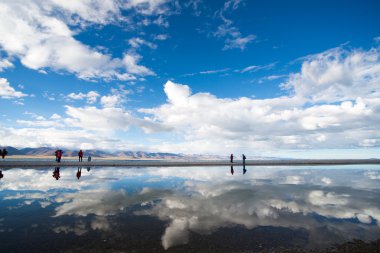 Namtso Gölü: Tibet, China.