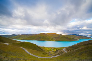 Tibet güzel manzara