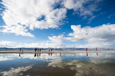 Namtso Gölü: Tibet, China.