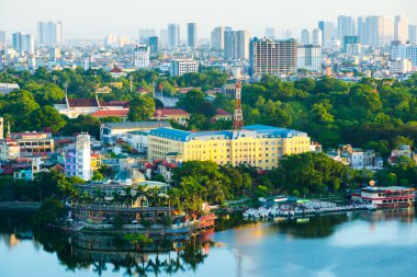 Hanoi manzarası görünümü