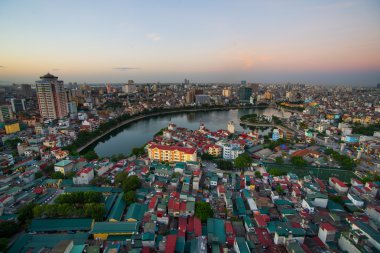 Hanoi manzarası görünümü