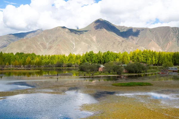 Piękny krajobraz w Tybecie — Zdjęcie stockowe