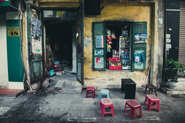 하노이 고 대 마에서 노점상 — 스톡 사진