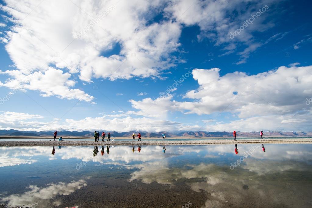 Namtso lake in Tibet, China.