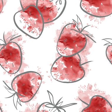 çilek seamless modeli