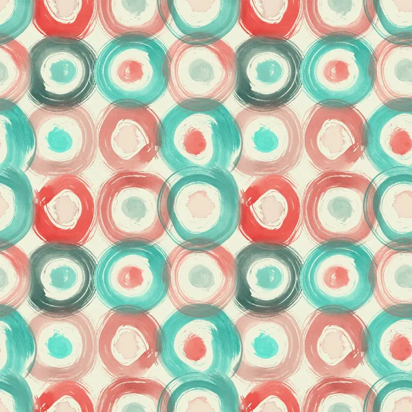Cirklar seamless mönster — Stockfoto
