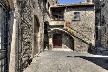 Viterbo Medieval Building clipart