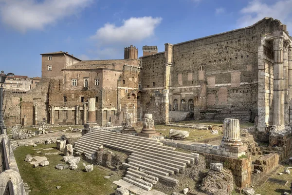 Róma, fórum, Augustus - széles nézet — Stock Fotó