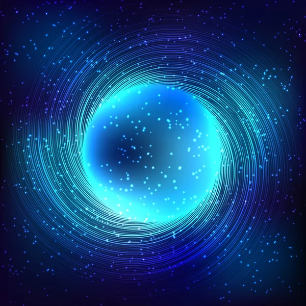 Glänzender kosmischer Hintergrund — Stockvektor