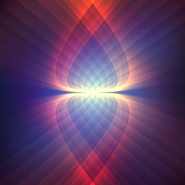 Fond abstrait cosmique brillant — Image vectorielle