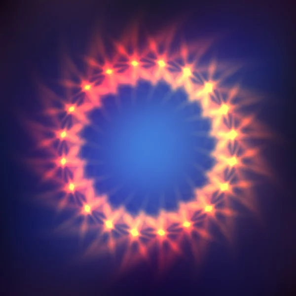Fond abstrait cosmique brillant — Image vectorielle