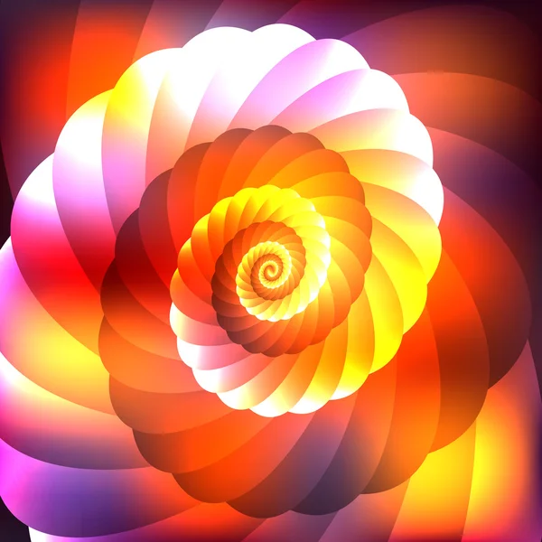 Shining abstract swirl — Stock Vector