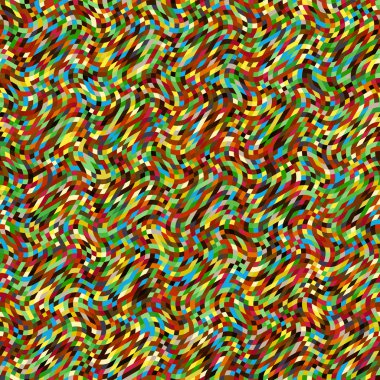 Köşeleri yuvarlatılmış soyut mozaik kareler