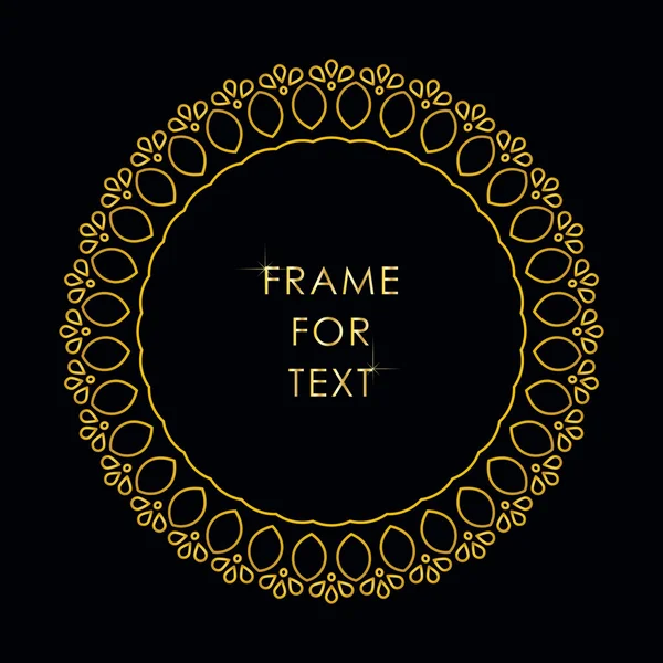 Marco con espacio para texto en estilo de esquema — Archivo Imágenes Vectoriales