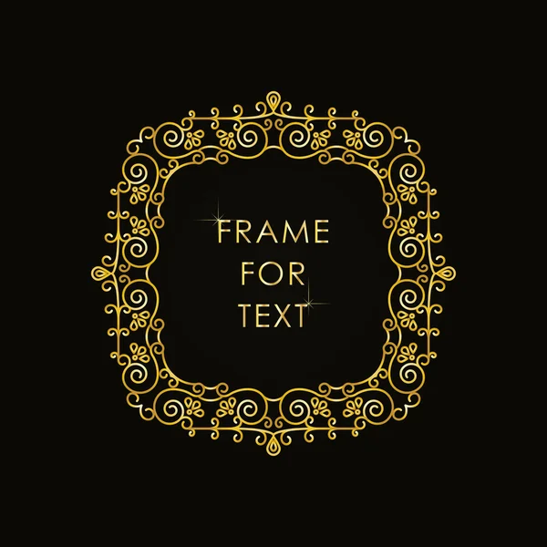 Frame with space for text in outline style — Διανυσματικό Αρχείο