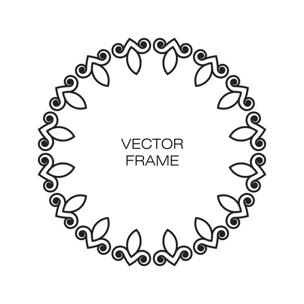 Vector frame in trendy Kaderstijl — Stockvector