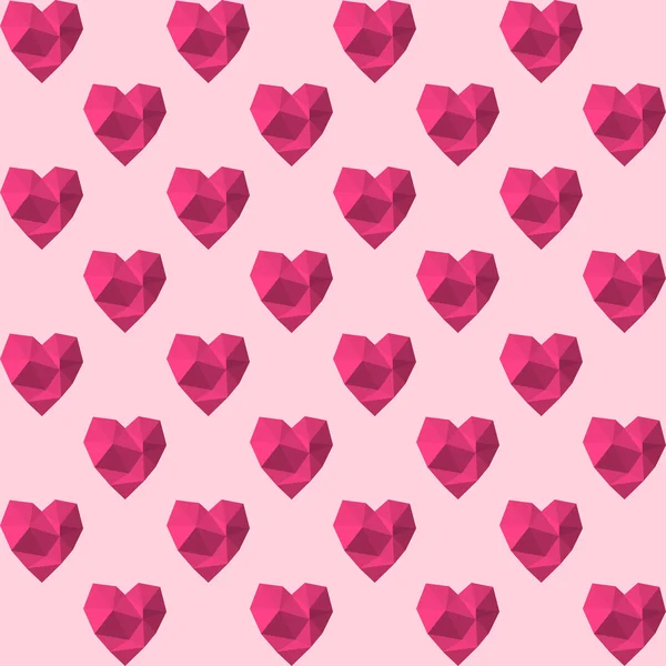 Patrón romántico rosa sin costuras — Vector de stock