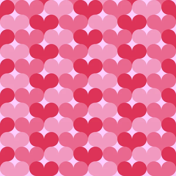 Patrón sin costuras con corazón rosa — Archivo Imágenes Vectoriales