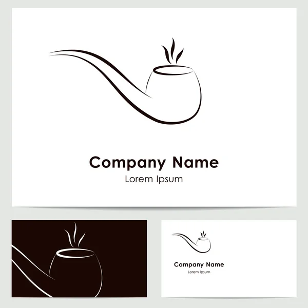 Conception de logo, modèle de carte de visite — Image vectorielle