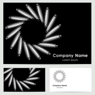 Kartvizit şablonu logo ile