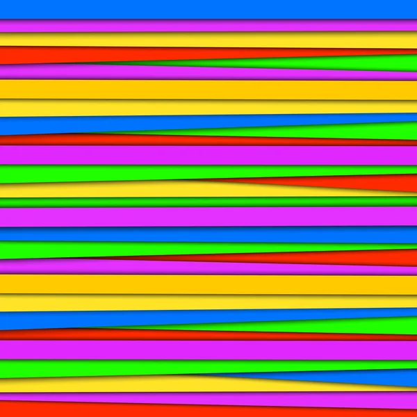 Fondo rayado brillante multicolor abstracto — Vector de stock