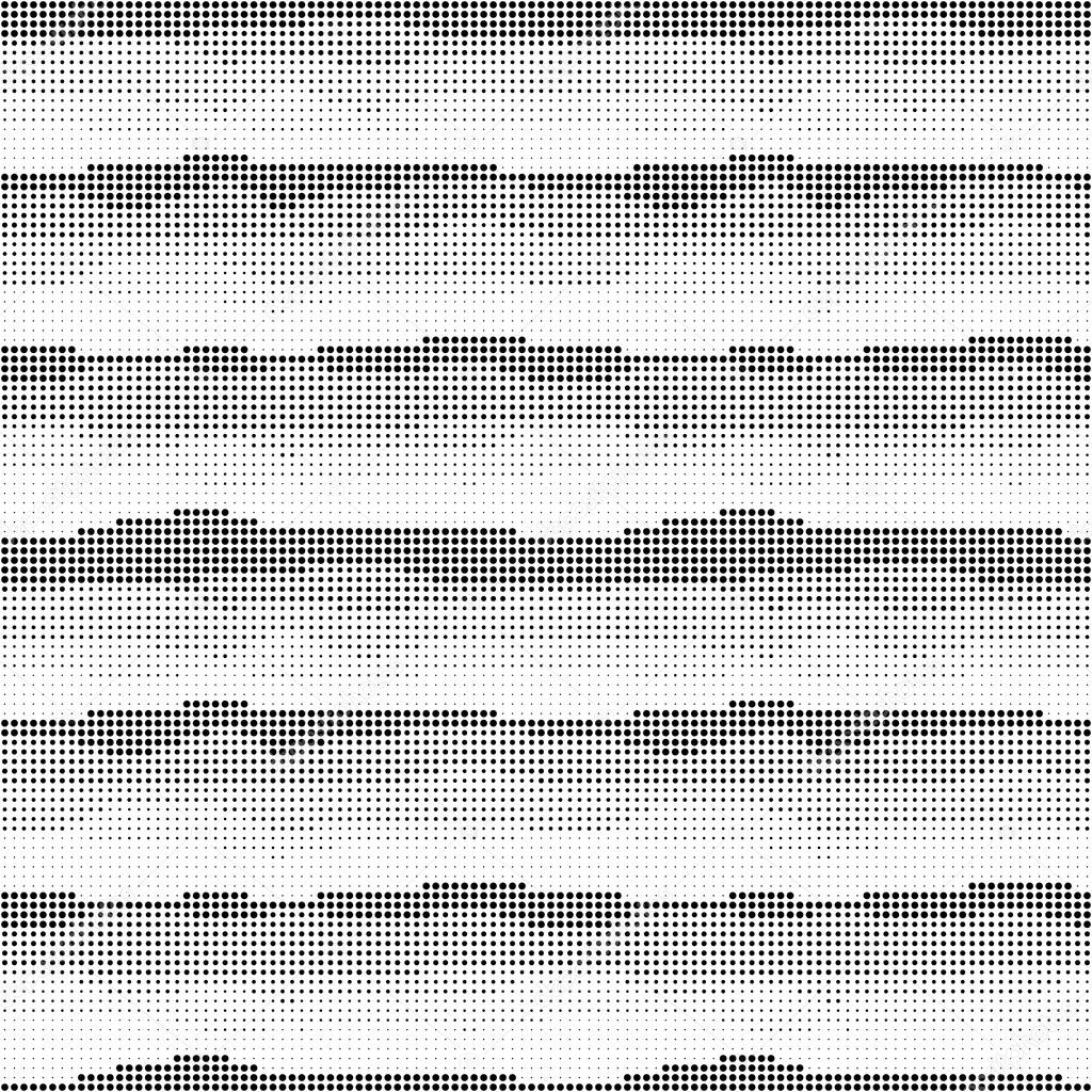 Abstract seamless wavy halftone pattern