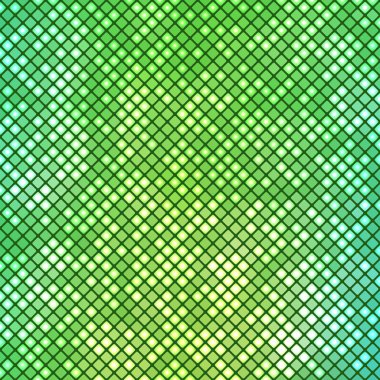 Soyut yeşil mozaik arkaplan