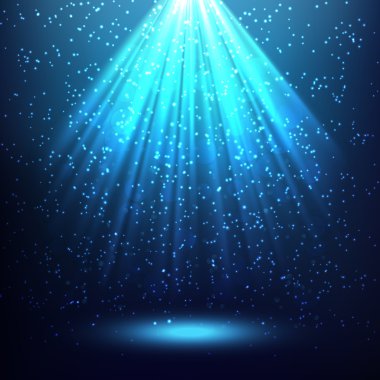 Işık ışınlarıyla soyut arkaplan