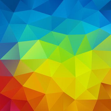 Soyut üçgen renkli mozaik arka plan