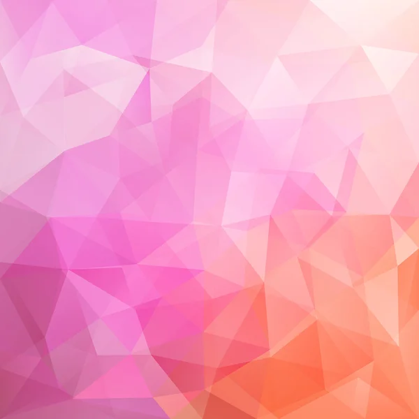 Résumé mosaïque triangulaire fond rose — Image vectorielle