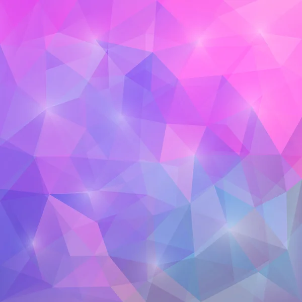 Abstrato triangular mosaico roxo fundo rosa — Vetor de Stock