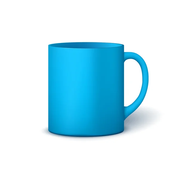 Modèle tasse en céramique propre — Image vectorielle