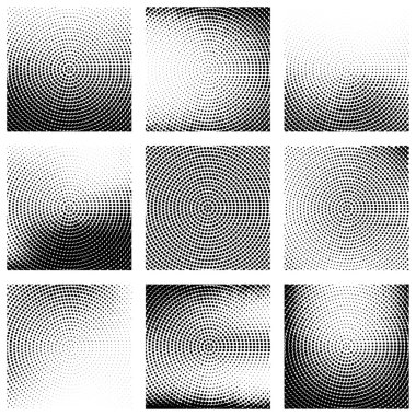 Tek renkli yarı ton etkisi ile arka plan kümesi. 