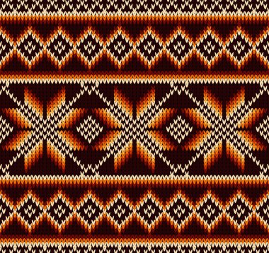 Dikişsiz örgü doku ile soyut desen