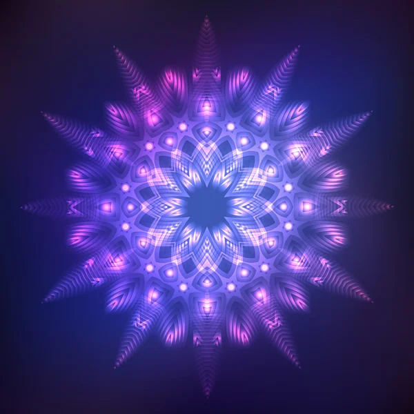 Abstract shining cosmic star — Stock Vector