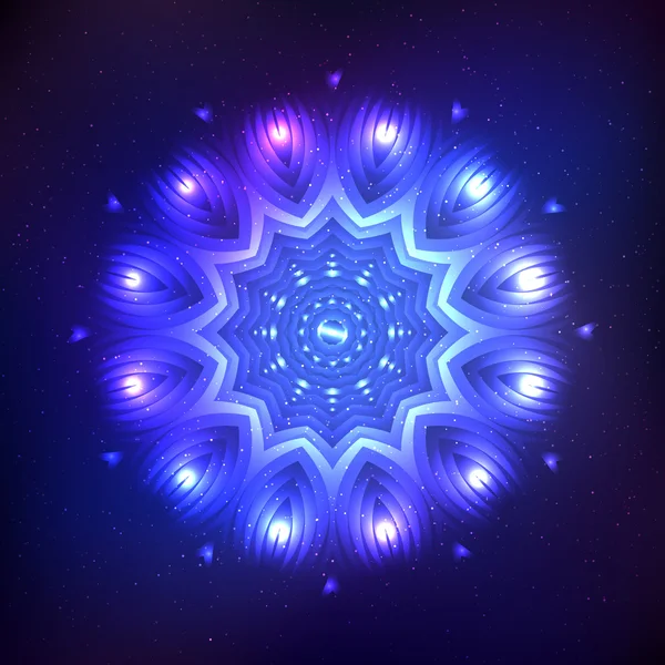 Étoile cosmique brillante abstraite — Image vectorielle