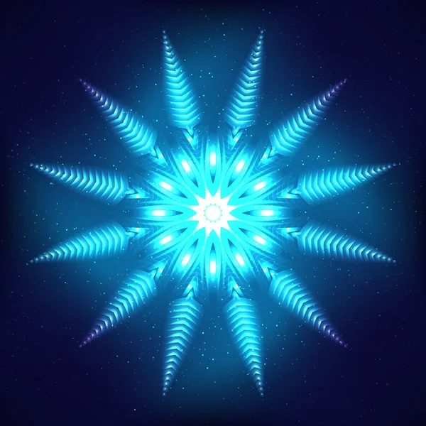 Estrela cósmica brilhante abstrata — Vetor de Stock