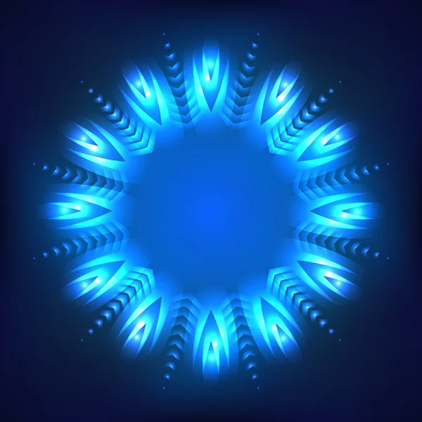 Étoile cosmique brillante abstraite — Image vectorielle
