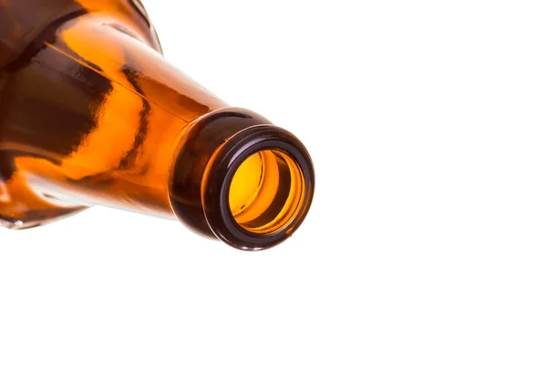 The neck of a glass bottle Stock Image