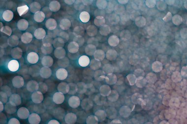 Turkuaz gri arka plan üzerinde ışıklar.